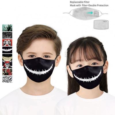 China Cartoon Face3d Digital Halloween Child Mask Kids for sale