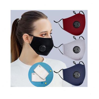 China Cotton Fashion Black Face Smog Air Pollution Air Pollution Filter Mouth Maskes Makses Medium Size for sale