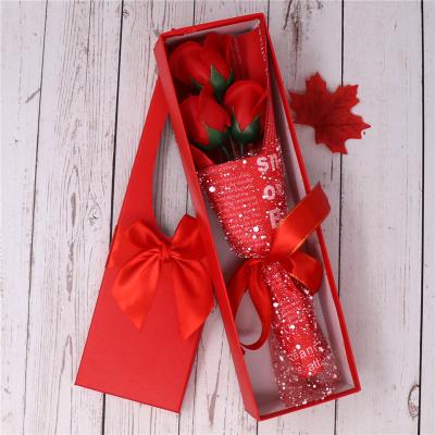 China Wholesale Valentines Day Decorations Valentines Day Gifts 2019 Decorations 100pcs/carton Soap Flower for sale