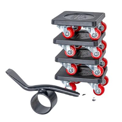 China Hot-selling Equipment Metal+ABS+rubber Amazon Mobile Auxiliary System Roller Heavy Lifter Furniture Movable Tool Kit for sale