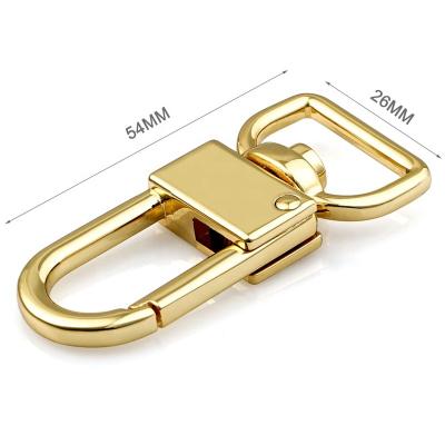 China Wholesale Durable Lightweight Metal Swivel Golden Snap Hook For Bags, Zinc Alloy Metal Key Ring Hook For Purse* for sale