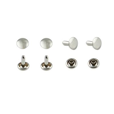 China Decorative nickel free metal domed hat garment rivet, custom metal garment rivets and studs for clothes for sale