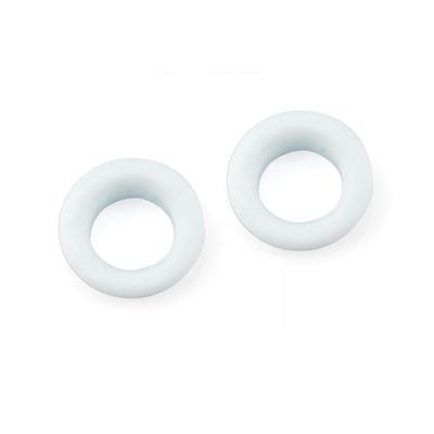 China Garment Accessories Nickel Free Custom Metal Grommet , Iron Around White Painted Metal Grommet For Garment for sale