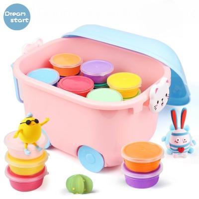 China Educational DIY Toy Set Light Clay 24 Color 36 Color Boxed Space Safe Non-Toxic Children's Clay Super Color Playdough Clay for sale