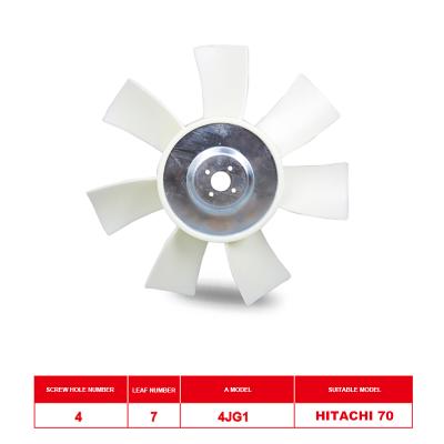 China Factory diesel engine fan blade cooling fan blade 4HK1 4JB1T 4JG1 4JG1T 4LE1 4LE2 for sale