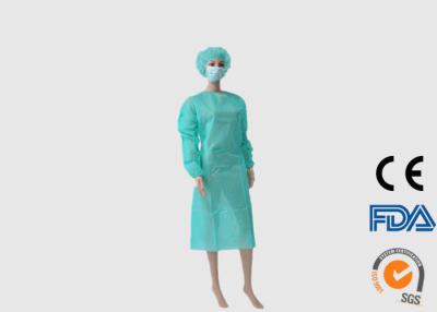 China Comfortable Disposable Green Surgical Gown High Elasticity High Effective for sale