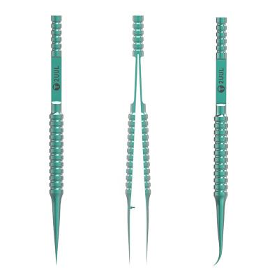 China 2UUL Titanium High Hardness Alloy Tweezers Titanium Alloy Tweezers Curved Straight Tip Tweezers For Mobile Phone Repair for sale