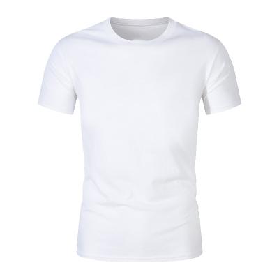 China 2022 hot seller polyester/cottons QUICK DRY Xs to colo 4xl seamless men's oversized t-shirts solid white for sale