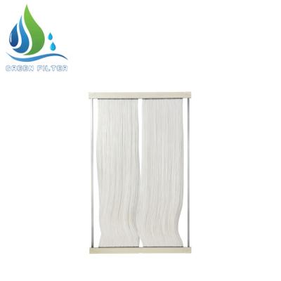 China Hot Sale 2019 Hotels Curtain Type PVDF Hollow Fiber MBR Membrane Bioreactor For Sewage Treatment for sale