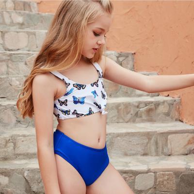 China Kids Two-Piece Sleeveless QUICK DRY Tankini Kids Swimwear Children Swimsuit Swimwear For Girls for sale