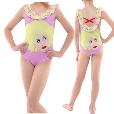 China 100% Polyester One Piece Swimsuit Toddler Beachwear Swimwear Girl Swimsuit QUICK DRY Stretchy Swimsuit Kids Swimwear for sale