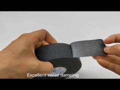 Black Color Automotive Wire Wrap Tape for Vehicle Engineering Wiring