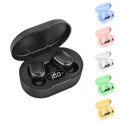 China True Wireless Stereo Earbuds Bass Oem Colorful E7S Powerful Digital Display Stereo Waterproof Wireless Earphone for sale