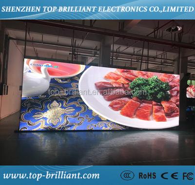 China Brazil project P6 indoor painel DE led HD indoor led display screen for sale