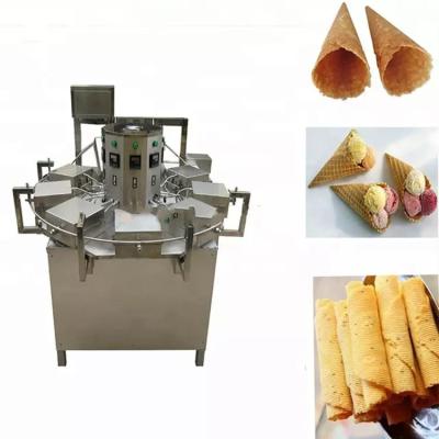 China Snack-Food-Fabrik gerollte Zuckerkegel-Backen-Maschine zu verkaufen