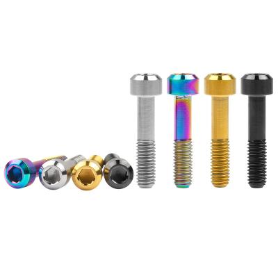 China 6AL/4V(TC4) Titanium Alloy Wanyifa Bolt M5x23mm Hex Head Screws Titanium For Bicycle SRAM XO for sale