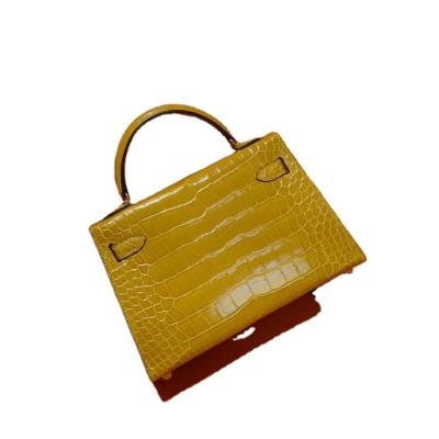 China Lady Alligator Crocodile 9D Crocodile Skin Handbag Genuine Handmade Women For Bags Ladies Female Good Quality Luxury Leather for sale