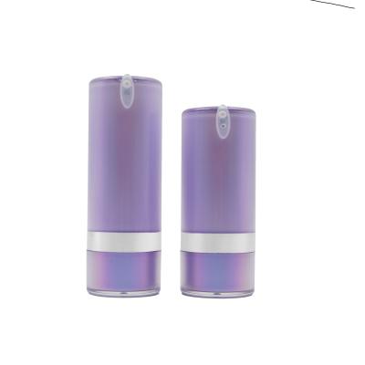 China BEAUTY PACKAGING Hot Sale 30ml 50ml Set Bottle Single Acrylic Plastic Cosmetic Packaging 30ml Lavender Airless Pump Bottle for sale