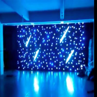 China Introduces 2022 Qixin Hot Seller Wedding Decorative Led Light Stage Curtain Lights Outdoor for sale