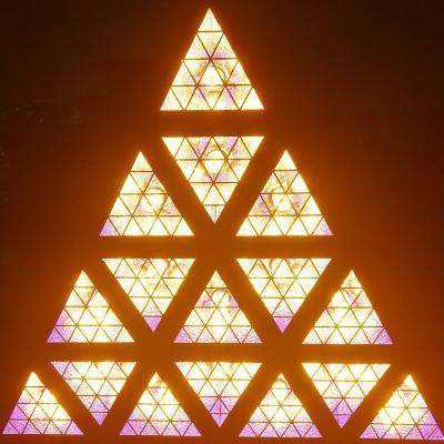 China Introduces Triangle High Power LED Effect 16X30W LED Matrix Qixin Voucher Light 2022 Panel Light For DJ Nightclub Disco Party Wedding for sale