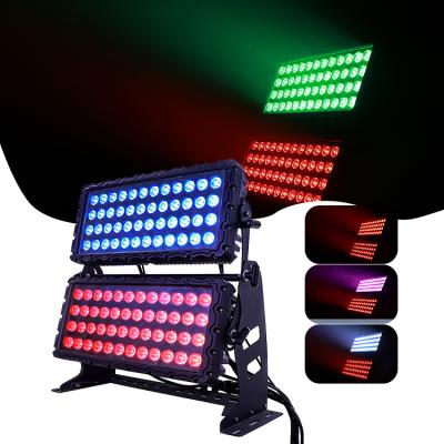 China Qixin Red Hot Vendor 96*10W Outdoor Waterproof 2022 City Color RGBW Strobe Stage Lighting Dmx Led Wall Washer Light for sale