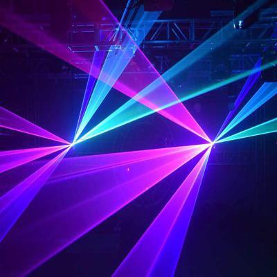 China Introduces Qixin 2022 High Quality Full Color 3D RGB Laser Light 3w DJ Animation Laser Projector Stage Light for sale