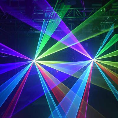 China 2020 Stage Qixin low price full color 3D RGB animation laser light 4w 5w 6w DJ laser projector stage light for sale