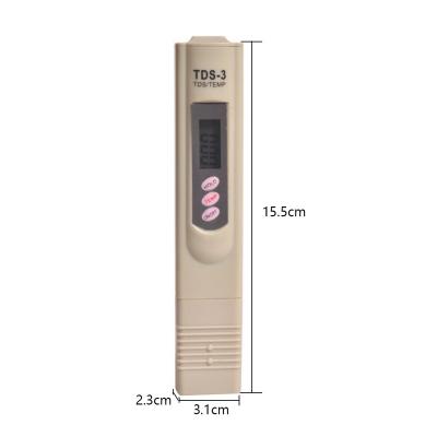 China Durable Water Electrolyze Pure Test TDS Temperature Pen Type Meter Tester Water Quality Test For School Swimming Pool for sale