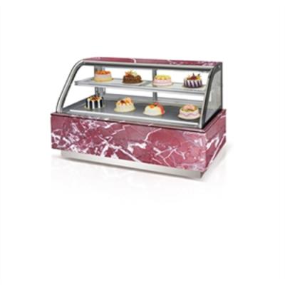 China Single-temperature Arc Cake Cabinet/Small Scale Cake Display Cooler /Cake Cooler Cupcake Display Cabinet Chocolate Fridge for sale