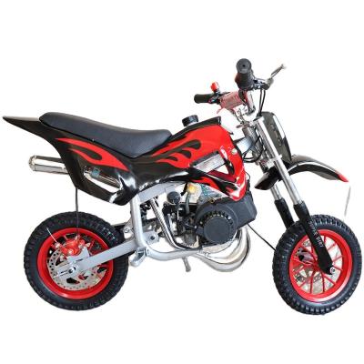 China Cheap 49CC Small Dirt Bike Children's Sports Car Small Mountain Two-Stroke Mini Small Off-Road Beach Bike 10 Inches Front And Rear for sale