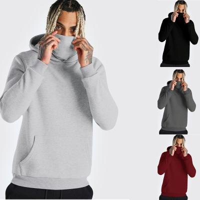 China Anti-wrinkle Streetwear Sweatshirts With Face Cover Masked Men's Hoodie for sale