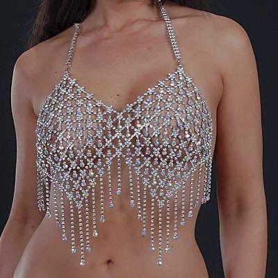 China Hiphop Fashion Thigh Chain Rhinestone Body Chain Bikini Metal Waist Leg Chain Women Sexy Jewelry for sale