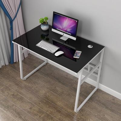 China Extendable modern metal home office table furniture steel computer executive desk for sale