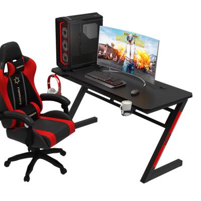 China Amazon Hot Selling Convertible Z Shaped Cheap Office Home Table Top Computer Survey Computer Desks for sale