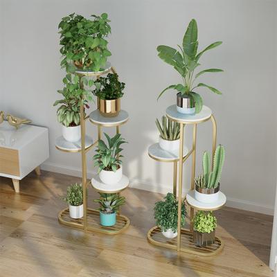 China Modern hot sale metal flower stand for garden flower display rack tall flower pots and planters for sale