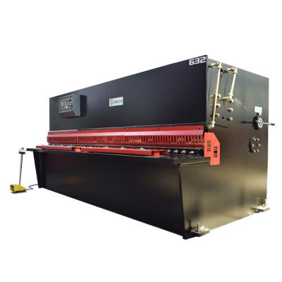 Китай QC12Y-6*3200 plate cutting hydraulic shearing machine metal sheet processing продается