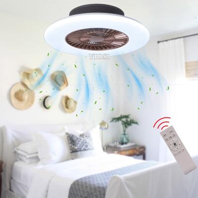 China Dimmer Modern Traditional Decorative Smart Home Remote App Control 23 Inch Solar Led Ceiling Fan With Light for sale