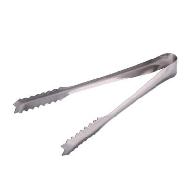 China Viable Wholesale Stainless Steel Silver Color Factory Serving Tongs for sale