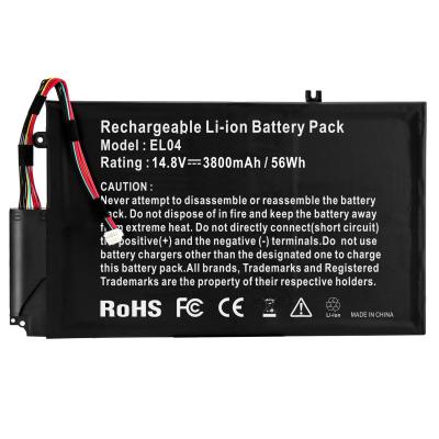 China Hot Selling LAPTOP Laptop Battery For HP EL04 Replace EL04XL HSTNN-IB3R HSTNN-UB3R TPN-C102 for sale