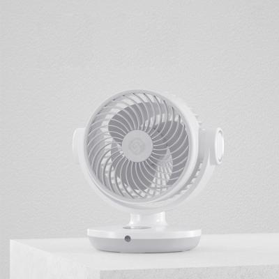 China Power Show Latest 2022 Summer USB Cooling Fan Digital Display Desktop Rechargeable Table 4 Speeds for sale