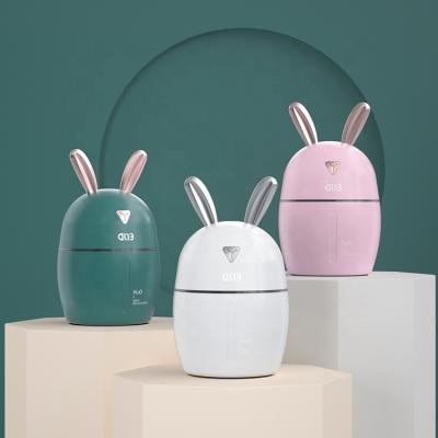 China 2021 Car Cute Rabbit Air Humidifier 350ml USB Rechargeable Cartoon Air Humidifier Air Humidifier for sale