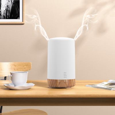 China 76*76*135mm Colorful Ultrasonic Air Aroma Humidifier 7 Lights Air Humidifier Essential Oil Diffuser OEM 70ml for sale