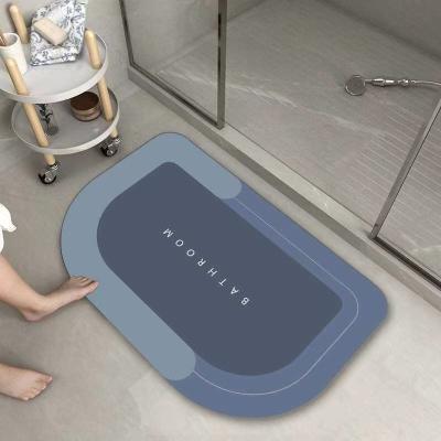 China Sustainable Water Absorb Memory Foam Bath Blankets Non Slip Bedroom Door Floor Mat Shower Mat For Bathroom Kitchen for sale