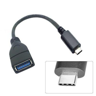 China Mobile Phone Types KUYiA 20Cm Usb Type C To 3.0 AF Otg Cable Color Black for sale