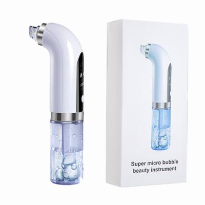 China Small household beauty small pore blackhead remover electric vacuum facial cleaner machine DEEP CLEANSING bubble for sale