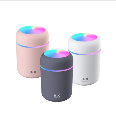 China 2020 New Oxygen Car Humidifier Diffuser Air Humidifier with Colorful LED Light Humidifier for sale