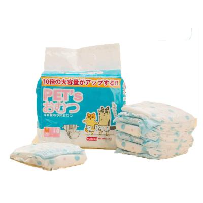 China Stocked Super Absorption Soft Disposable Pet Diaper For Dog for sale