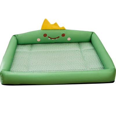 China Hot Selling Cute Cool Summer Sleep Rattan Couch Cool Extra Large Chew Proof Cat Felt Pet Soft Dog Bed Cushion for sale