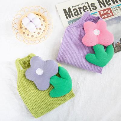 China New Design Summer Flower Camisole Princess Style Dog Vest Dog Clothes Viable Slim Pet Clothes for sale