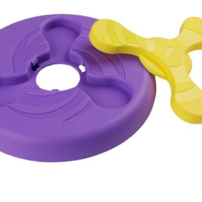 China Stored Dog Floating Freesbee Hard Flight Disc Pets Dog Flying Saucer Toys for sale